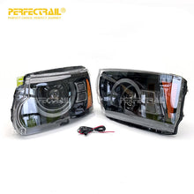 Load image into Gallery viewer, PERFECTRAIL Auto Parts Facelift Head Lamp Headlight for Land Rover Discovery 4 Upgrade Defender Style
