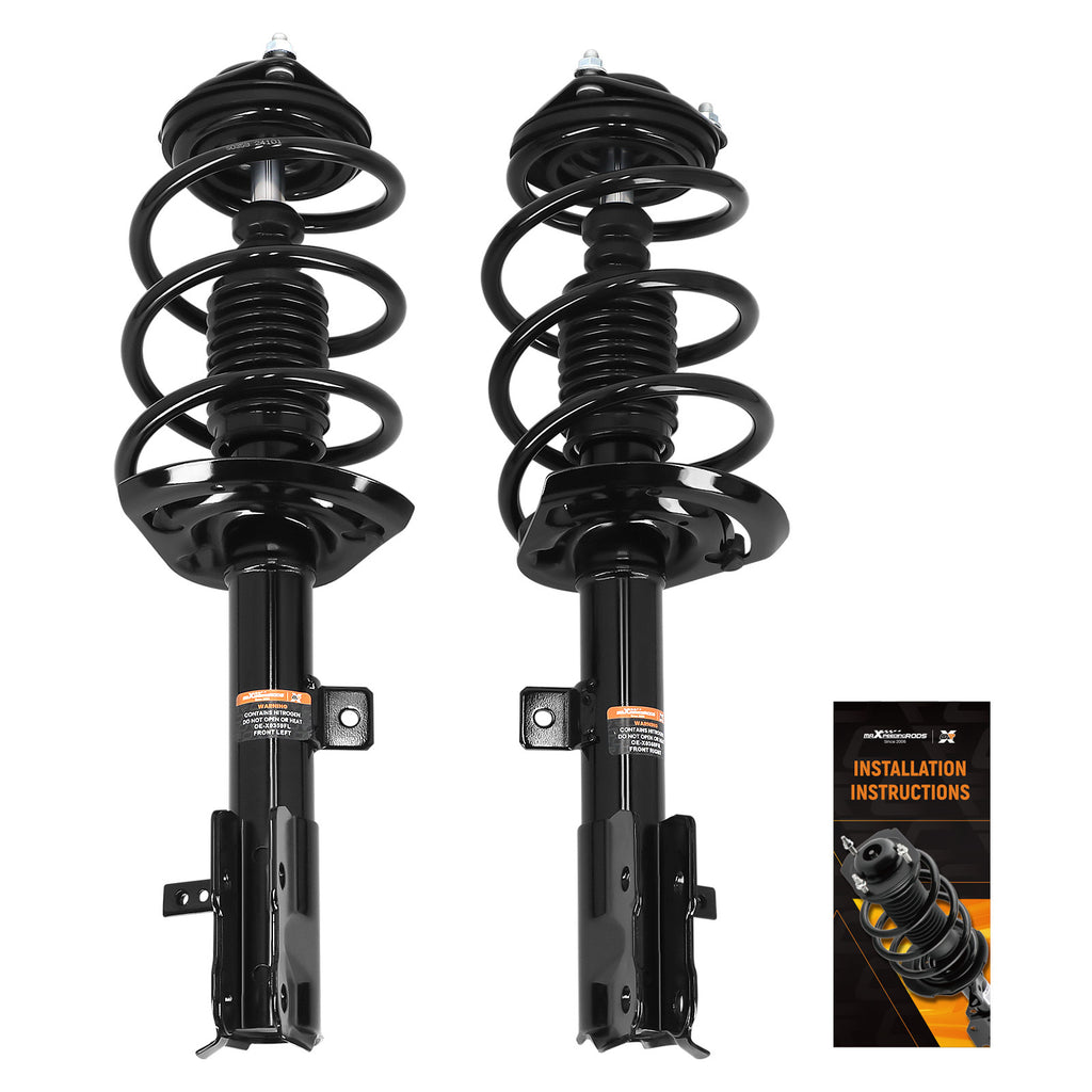 2pcs Front Struts Assembly with Spring Shock Absorber for Dodge Caliber SE SXT Express 2.0L FWD for Jeep Compass