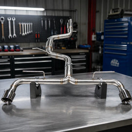 VW Golf GTI MK8 2022+ 2.0T MQB EVO Stainless Steel Valved Cat-Back Exhaust System