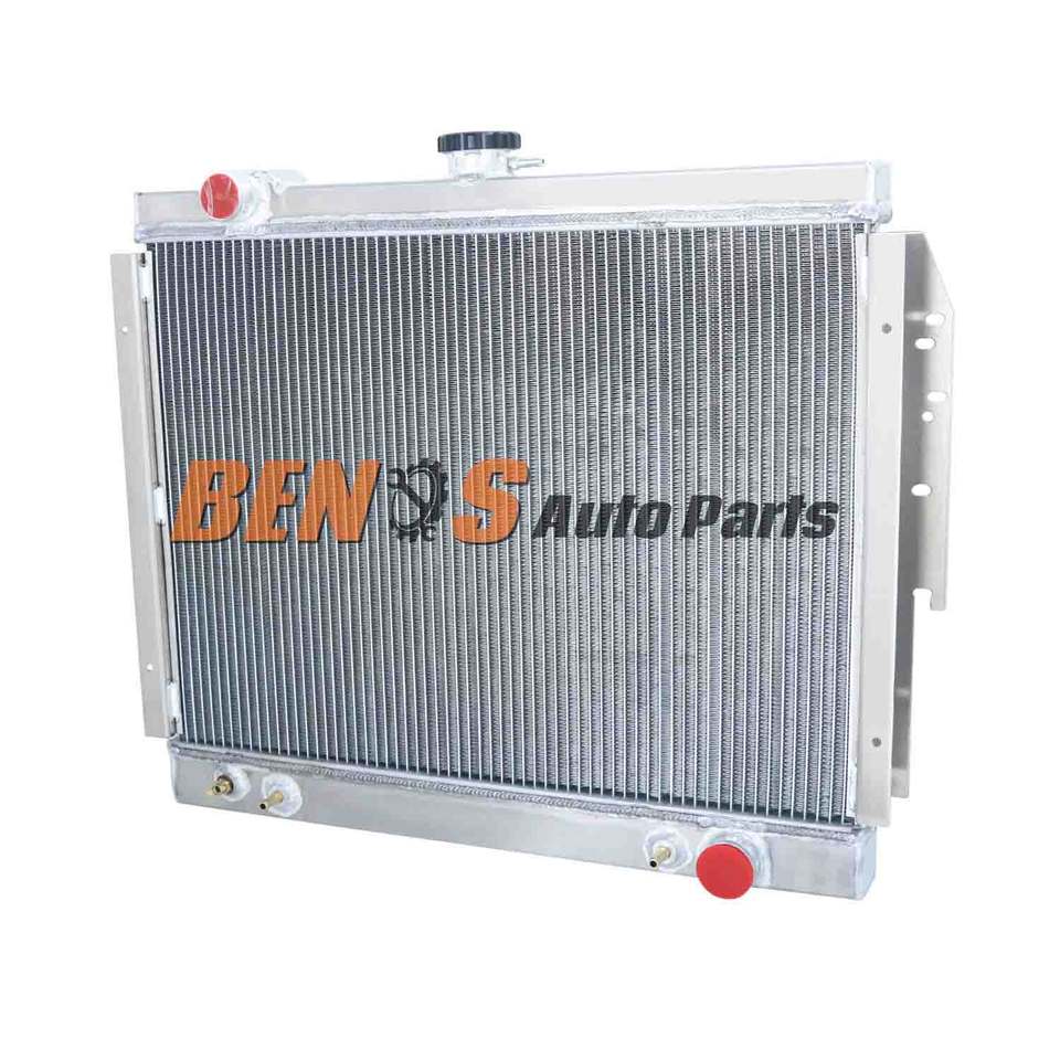 Aluminum 3 Row Radiator for Dodge D100 D150 W200 W250 D350 Ramcharger 5.9L 5.2L