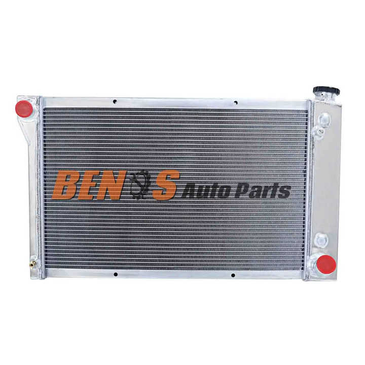4 Row Aluminum Radiator for 1967-1972 Chevy C/K C10 C20 C30 K10 K20 K30 Pickup
