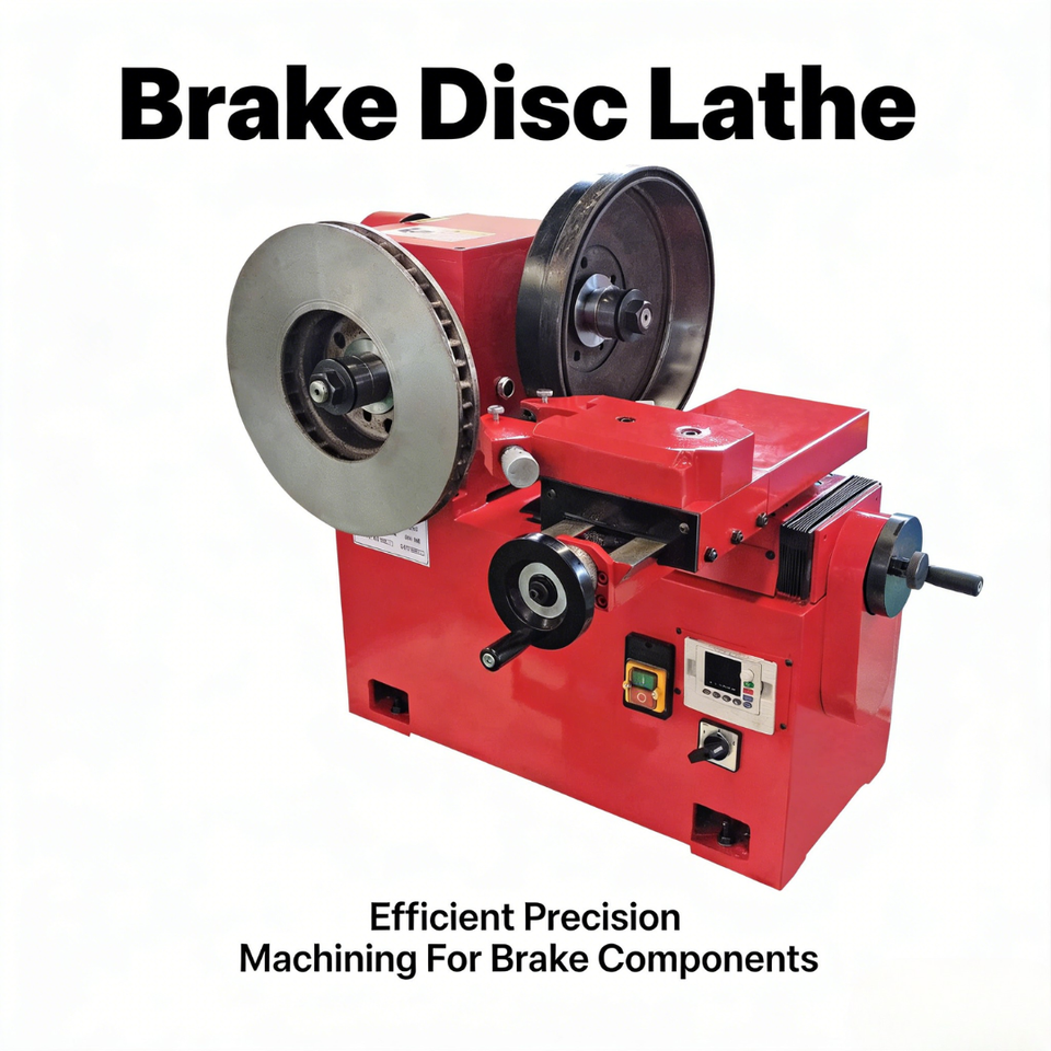 On Car C50 Brake Disc Lathe Machine Fast Processing Accurate Size Ideal for Vehicle Maintenance Center