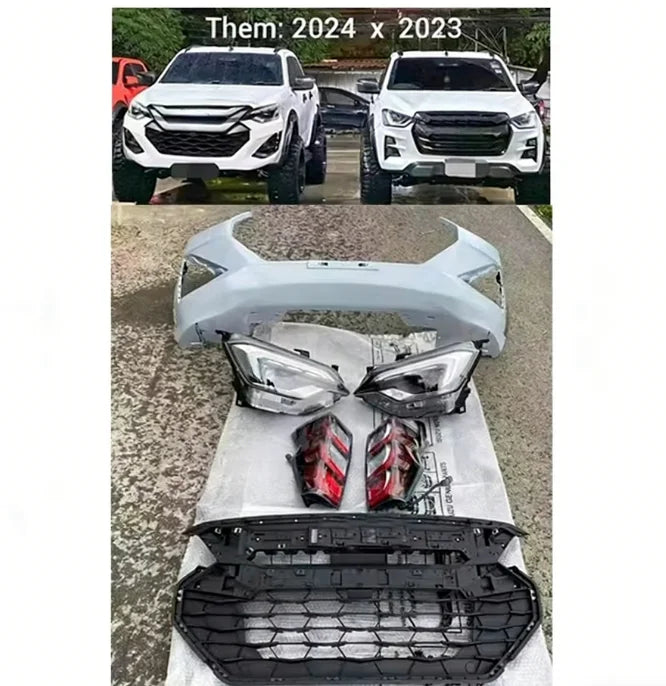 New Items Upgrade Body Kit for Dmax 2021 Upgrade to Dmax 2024 Facelift Kit