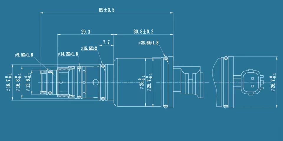 KH-61 Control Valve for Automotive Air Conditioning Compressors OE 1235KH61