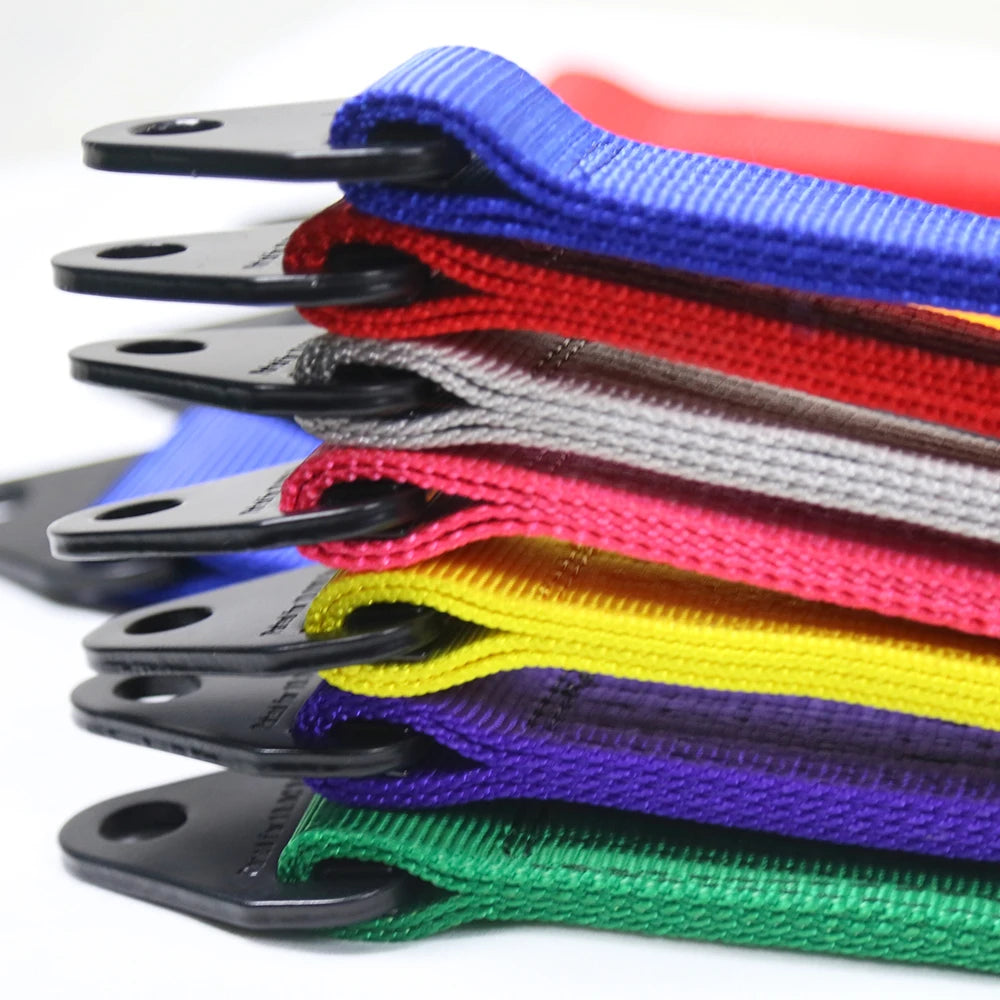 Universal Off-Road Nylon Suspension Limit Straps, 2.5 inch Wide, 800 kg Break Strength, D-Ring Ends
