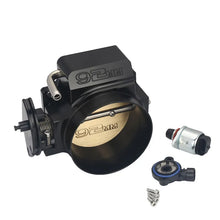 Load image into Gallery viewer, GM LS 92 mm Billet Aluminium Throttle Body with Spacer Adapter, TPS and IAC, 4-Bolt Cable Drive