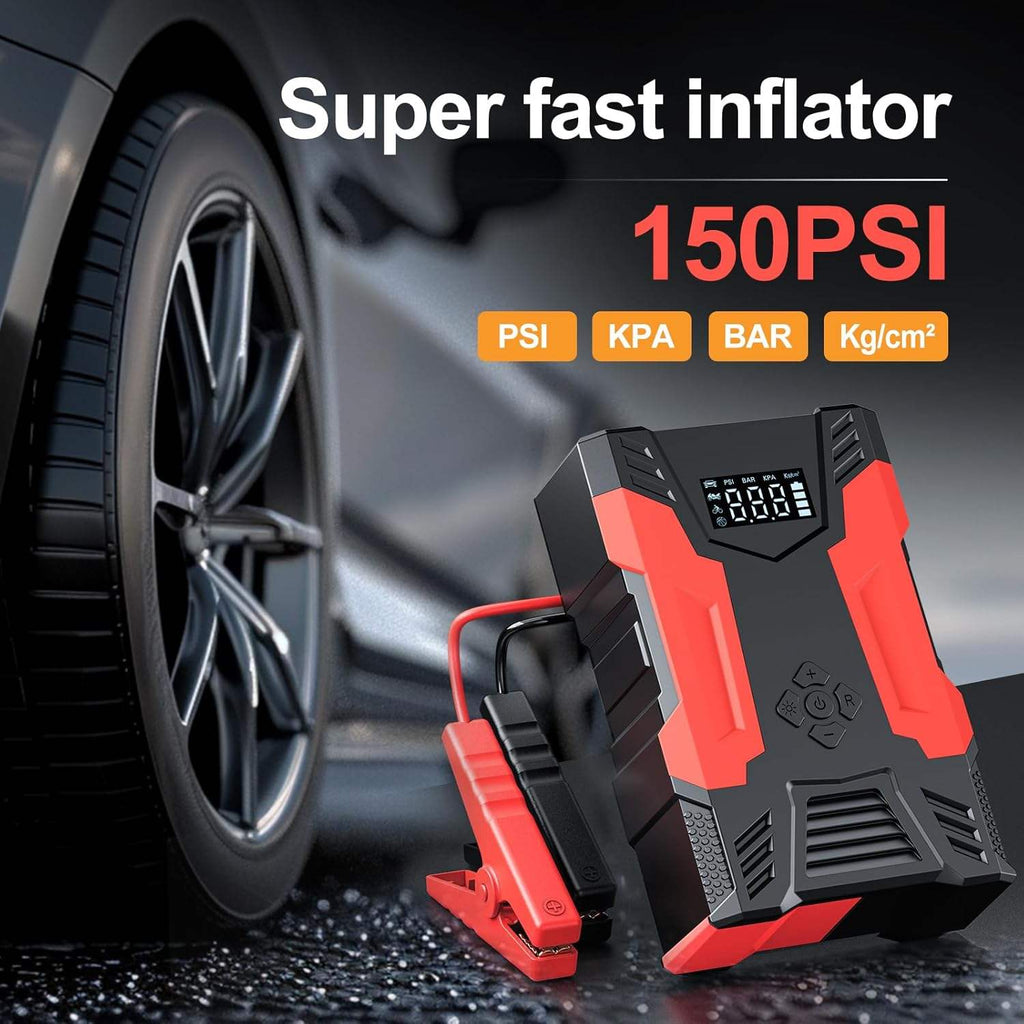 2000A Jump Starter & Tyre Inflator | 7 BAR Air Pump NZ