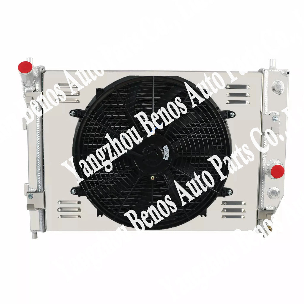 Autoparts 4 Row Radiator for Chevy Corvette SSR 6.0L 6.2L 2005-13 Double Oil Cooler