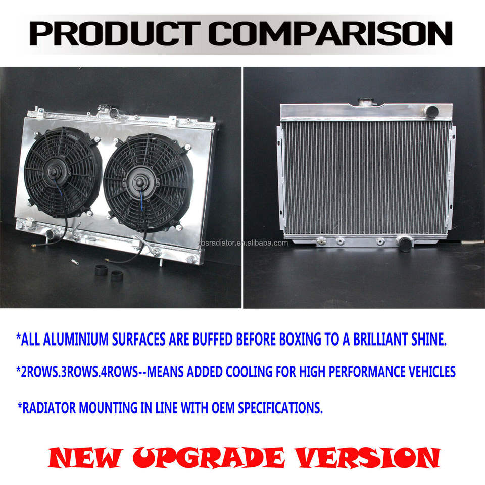 All aluminum radiator for Mini R50 R52 R53 1.6 Cooper & One 2001-2006 NON AC