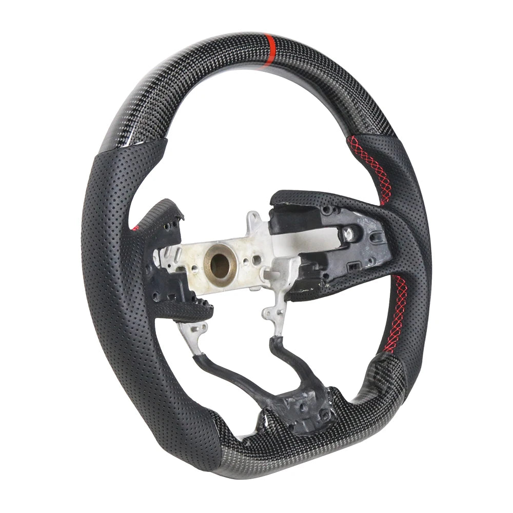 Honda Civic 2016-2021 Carbon Fibre and Perforated Nappa Leather Sports Steering Wheel