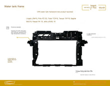 Load image into Gallery viewer, Audi A6 C5 / A6 Avant C5 1997–2005 Radiator Support Panel Black 4B0805588A