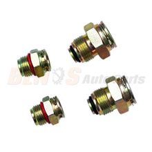 Load image into Gallery viewer, 2PCS Adapter Transmission Oil Cooler Connect Fit Radiator 1/2-20UNF 11/16-20UNF
