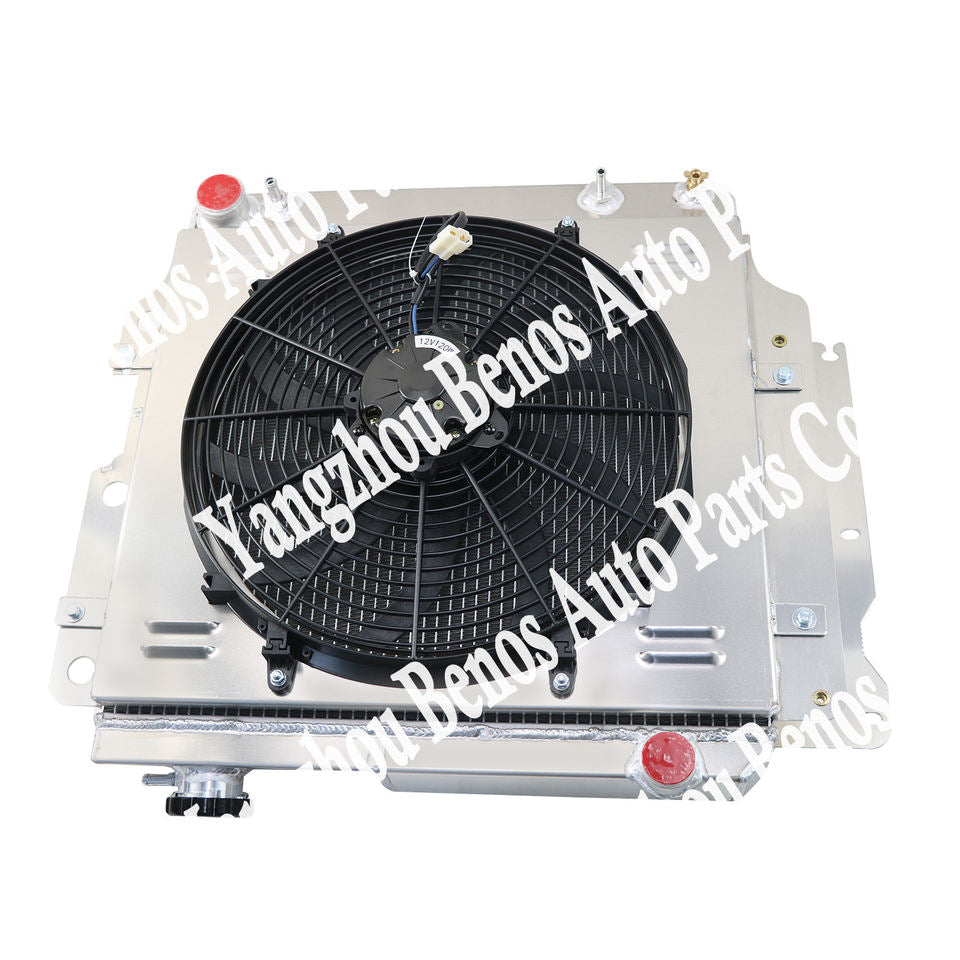 4 Row Aluminum Radiator for 1966-1979 Ford Bronco F150 F250 F350 Pickup L6 V8