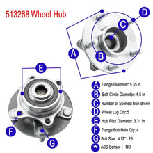 Load image into Gallery viewer, Front Wheel Bearing Hub for 03-09 Nissan 350Z / 04-06 Infiniti G35 3.5L RWD
