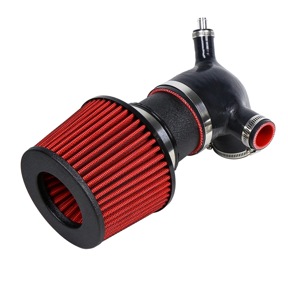 BMW 535i F10 / F11 N55 3.0T Aluminium Cold Air Intake Kit - Black / Red
