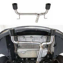 Load image into Gallery viewer, BMW 335i F30 / 435i F32 2012-2016 N55 3.0T Stainless Axle-Back Muffler Delete Exhaust with Carbon Fibre Tips