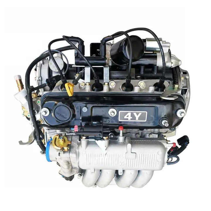 Factory Supply 4Y EFI 4Y-E Carburetor Long Block Engine Assembly for Daihatsu Delta Truck Van Crown Hiace Hilux Forklift