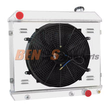 Load image into Gallery viewer, 3 Rows Aluminum Radiator Shroud Fan and Relay Fits 1963-1966 Chevy C/K C10/C20/C30 Pickup V8