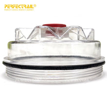 Load image into Gallery viewer, PERFECTRAIL 340-4975 Wholesale Heavy Duty Truck Parts Screw-On Clear Wheel Hub Center Cap for American Truck Trailer