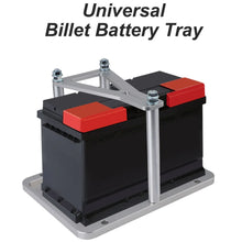Load image into Gallery viewer, Universal Billet Aluminium Battery Tray Hold Down for Relocation - Silver