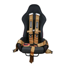 Load image into Gallery viewer, Universal UTV 3 inch 5-Point Racing Harness with Metal Latch and Link Lock, Gold or Grey