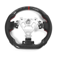 Load image into Gallery viewer, Nissan 350Z Real Carbon Fibre and Leather Three-Spoke Sports Steering Wheel