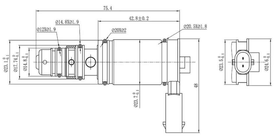 High Quality Steel Control Valve for Automotive Air Conditioner Compressor