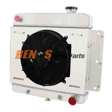 Load image into Gallery viewer, 4 Row Aluminum Radiator Shroud Fan Relay for Chevy II Nova L6 V8 1962-1967