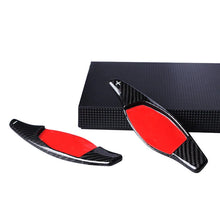 Load image into Gallery viewer, Audi R8 2017-2019 / RS3 / RS4 / RS5 / TT RS Carbon Fibre Shift Paddle Extenders - Black / Red