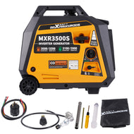 Dual Fuel Gasoline Generator 3500 Watt LPG 3100 Watt Quiet Lightweight Electric