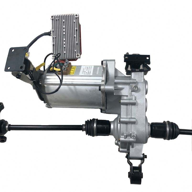 Multifunctional Front Drive Assembly for Electric Vehicle