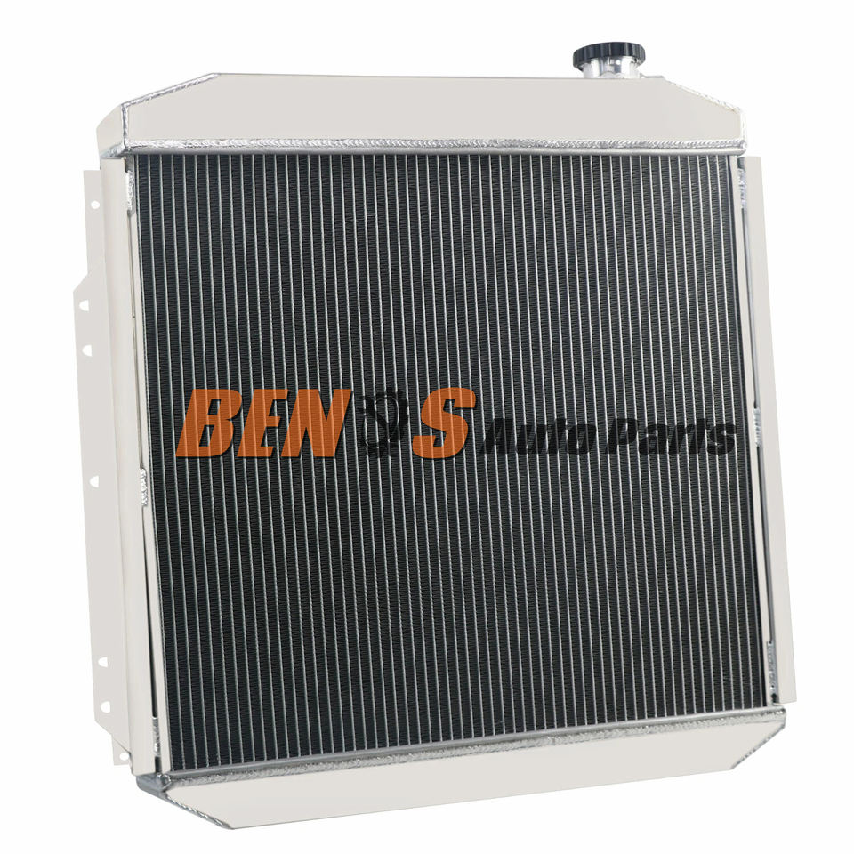 Aluminum 3-Row Radiator Cooler for 1953-1956 Ford F100 F350 F250 Truck V8 Gas US