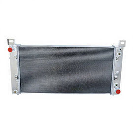 4 Row Aluminium Radiator Fits 2003-09 Chevy Kodiak GMC Topkick C4500 C5500 C6500 6.6L 8.1L