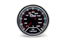 Load image into Gallery viewer, Universal 52 mm Oil Temperature / Water Temperature Gauge with Blue LED Backlight