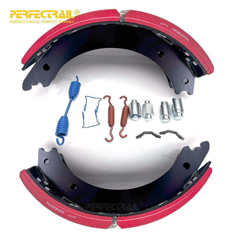 PERFECTRAIL 4711 Factory Heavy Duty Truck Parts Drum Brake Shoe Kit for Freightliner