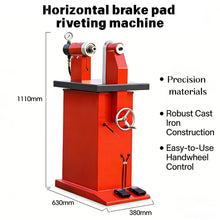Load image into Gallery viewer, High Efficiency Horizontal Brake Shoe Riveting Machine, Fast Riveting for Trucks, Buses, Trailers &amp; Commercial Vehicle Repair