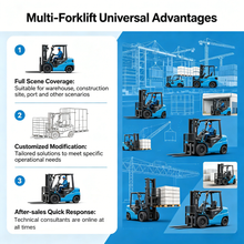 Load image into Gallery viewer, Cost-effective 3-ton Forklift Truck, High Load Capacity &amp; Simple Maintenance, Widely Used in Distribution Centers