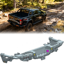 Load image into Gallery viewer, BRR-FRD-006 Ford Ranger / Hilux Rear bumper with enhanced guard Rear Bumper