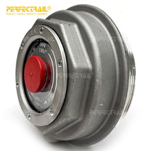 Load image into Gallery viewer, PERFECTRAIL 343-4075 Wholesale Heavy Duty Truck Parts Screw-On Aluminum Wheel Hub Center Cap for American Truck Trailer Axles