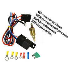 Load image into Gallery viewer, 4 Row Aluminum Radiator &amp; Shroud Fan for Ford F100 F250 F350 Chevy V8 1953-1956