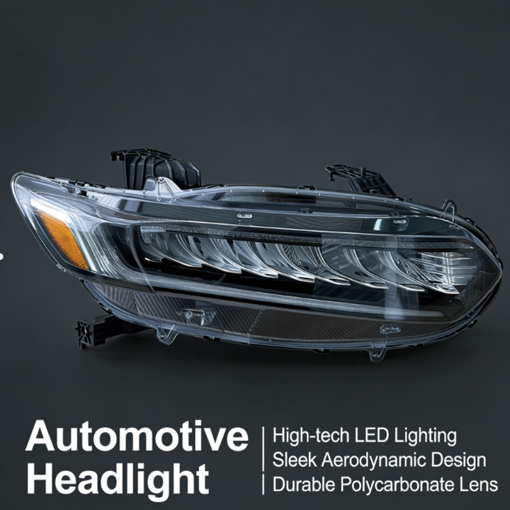 High Brightness LED Lamp W/ Smoke Lens for Infiniti,Aluminum Housing CE Certified,Red&Amber Light Ideal for Rear Fog Use