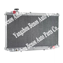 Load image into Gallery viewer, 4-Row Aluminum Radiator for Toyota Aristo JZS161 2JZ-GTE Lexus GS300 GS400
