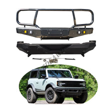 Load image into Gallery viewer, GZDL4WD Offroad Steel Car Bumpers for Bronco raptor 2022 Front Bumper Exterior Body Kits