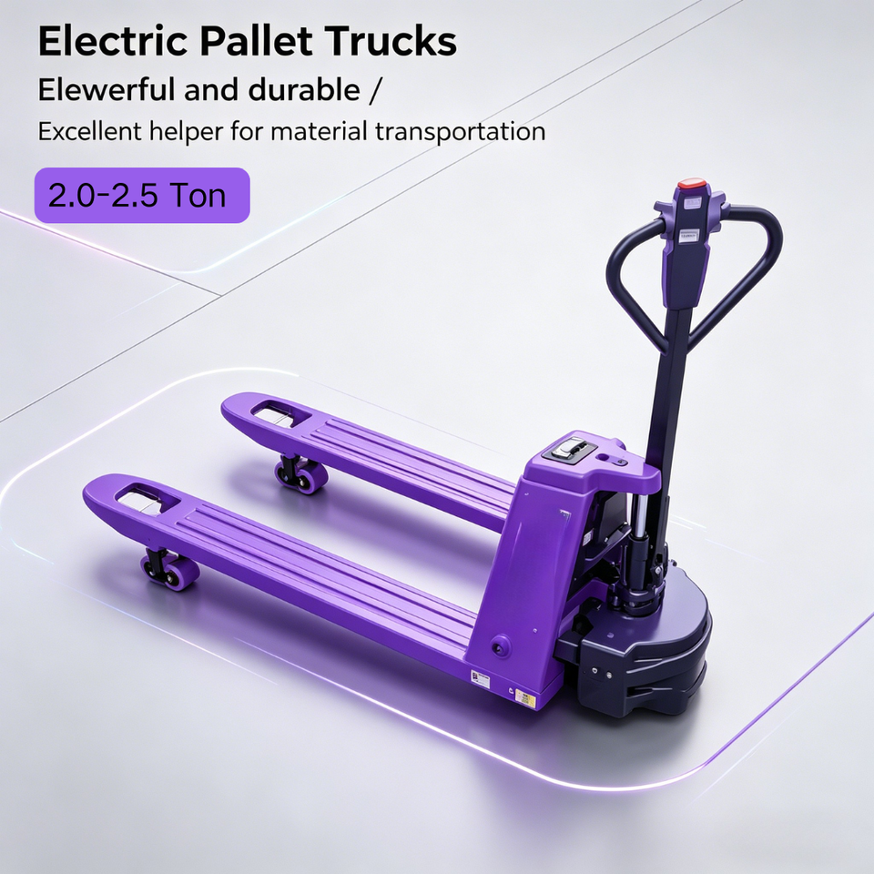 Cost-effective 2.0-2.5TON Electric Hydraulic Pallet Forklift, Easy Maintenance, Suitable for Warehouse Bulk Cargo Handling