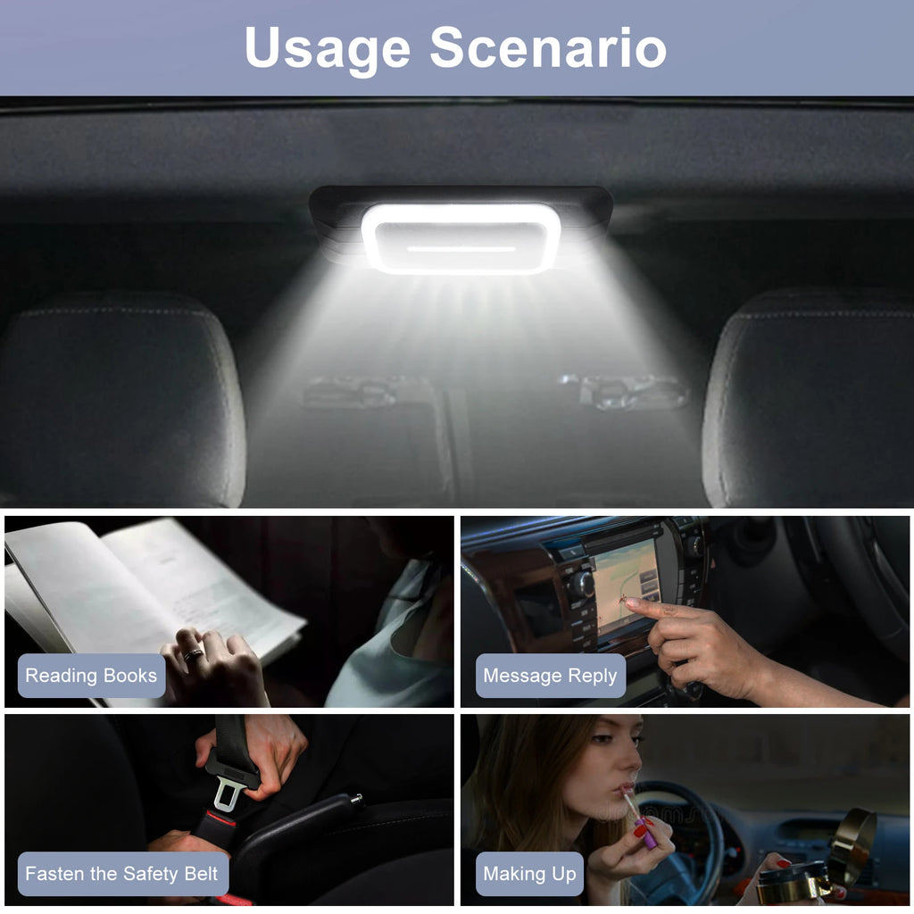Ford Bronco 4 Door 2021-2024 LED Roof Reading Lights with Touch Switch - White