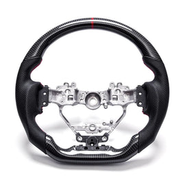 Lexus IS250 / IS350 / RX350 2013-2019 Real Carbon Fibre Flat-Bottom Sport Steering Wheel - Black