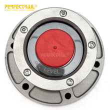 Load image into Gallery viewer, PERFECTRAIL 343-4024 Manufacturer Trailer Parts 6 Hole Aluminum Wheel Hub Center Cap for Freightliner for Volvo for Kenworth
