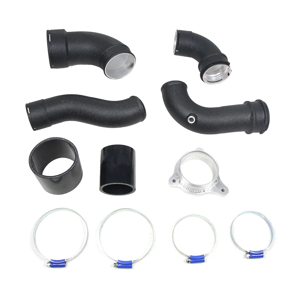 BMW M3 G80 / M4 G82 / M2 G87 S58 Black Aluminium Intercooler Charge Pipe Kit