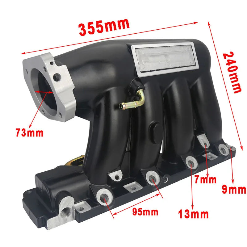 Honda Civic 2006-2011 K20Z3 / Acura 2004-2008 K24A2 Aluminium K-Series Intake Manifold
