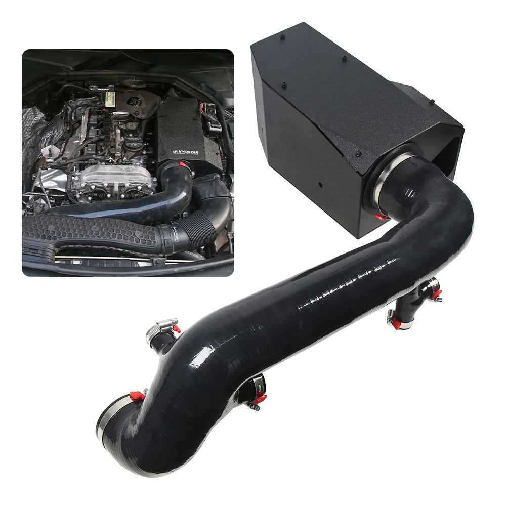 Mercedes-Benz C180 / C200 / C300 W205 / GLC300 M264 2018-2021 Aluminium and Silicone Cold Air Intake Kit